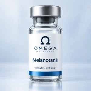Omega Melanotan II research vial