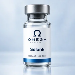 Omega Selank research vial